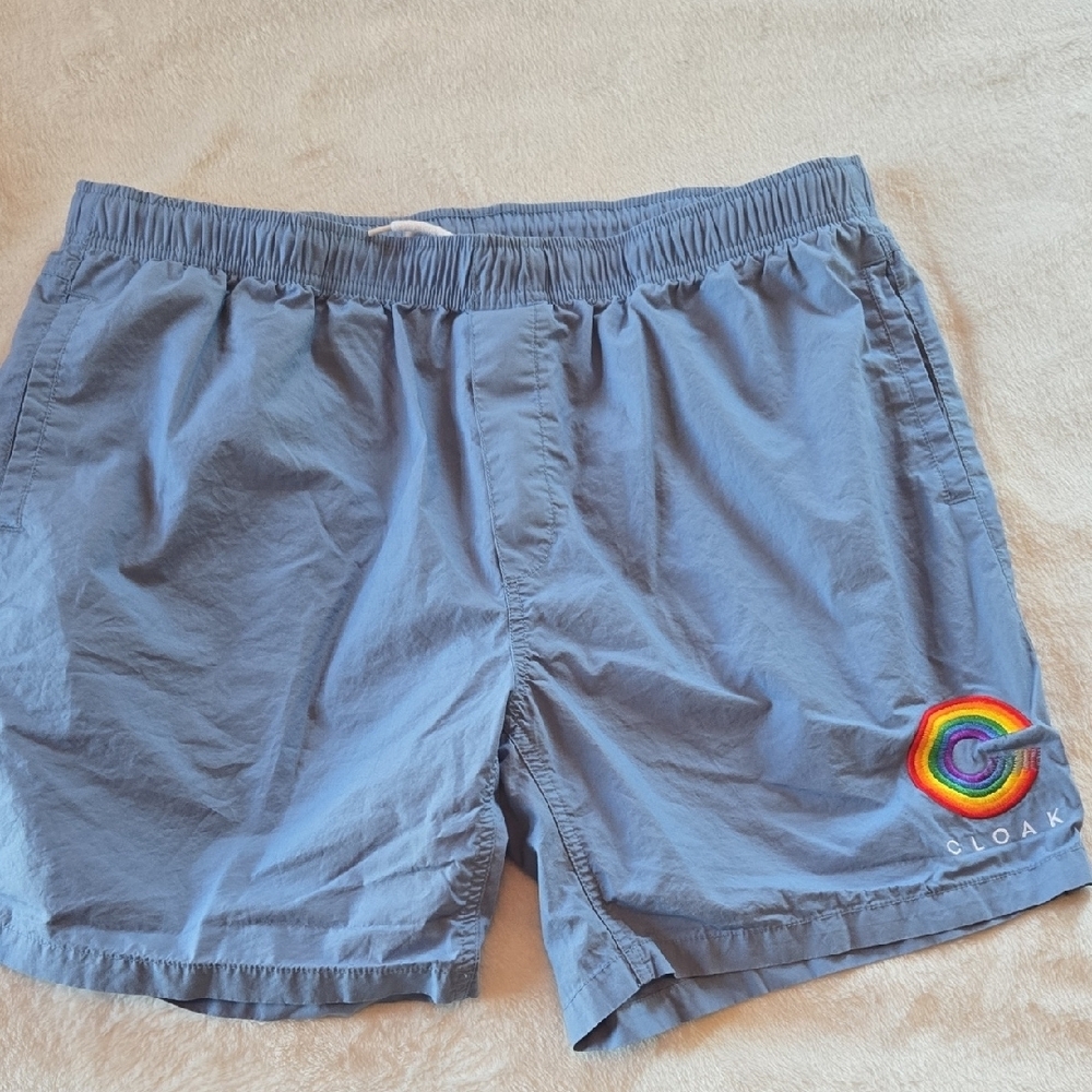 CLOAK BRAND MEN'S 38" Markiplier Shorts w/ Cloak Rainbow 🌈 Logo